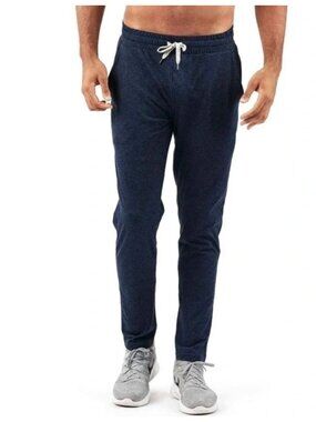 Vuori Mens Ponto Performance Pant Navy Heather Size L